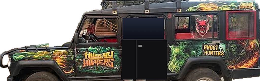 The Hubballi Hunters jeep